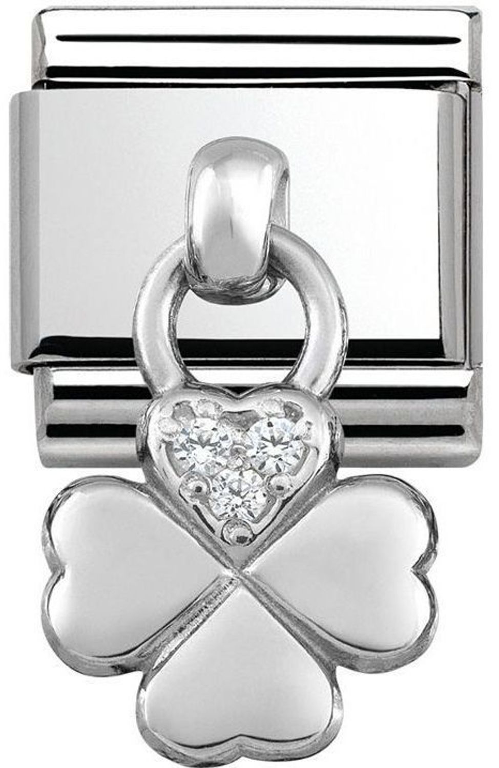 Nomination Link 925 zawieszka srebro 'Koniczynka' 331800 02 biżuteria nomination nomination zawieszki nomination baza.jpg